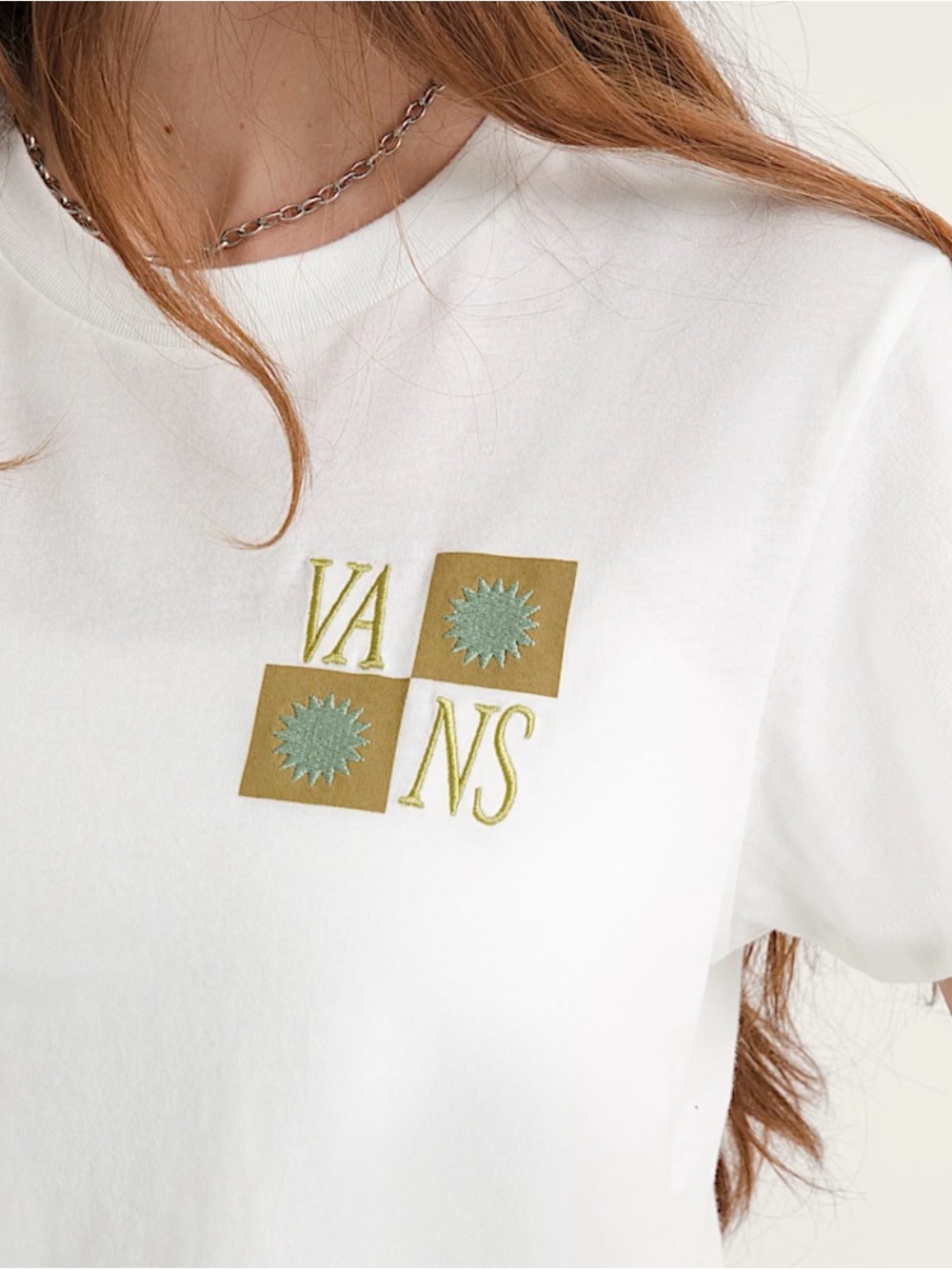 Vans | Checkerboard Crop Top Short Sleeve